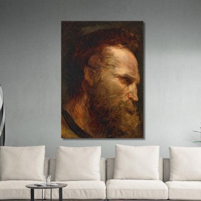 Head Study Of A Bearded Man 2 Anthony van Dyck avd32 canvas print 