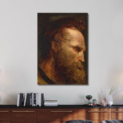 Head Study Of A Bearded Man 2 Anthony van Dyck avd32 canvas print 