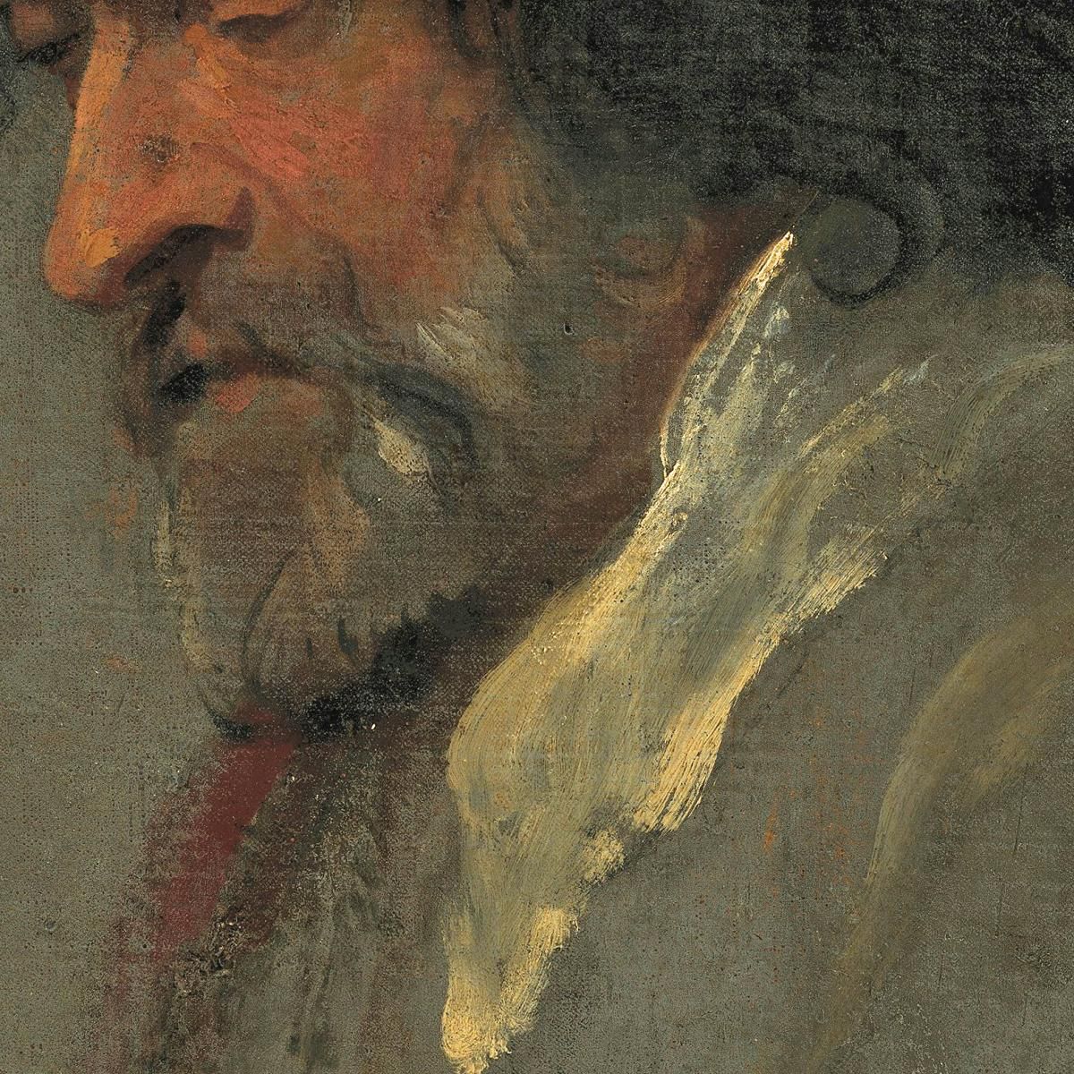 Head Study Of A Man Anthony van Dyck avd34 canvas print