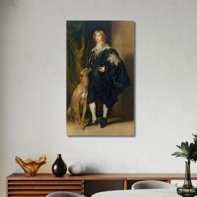 James Stuart Duke Of Richmond And Lennox Anthony van Dyck avd39 canvas print 