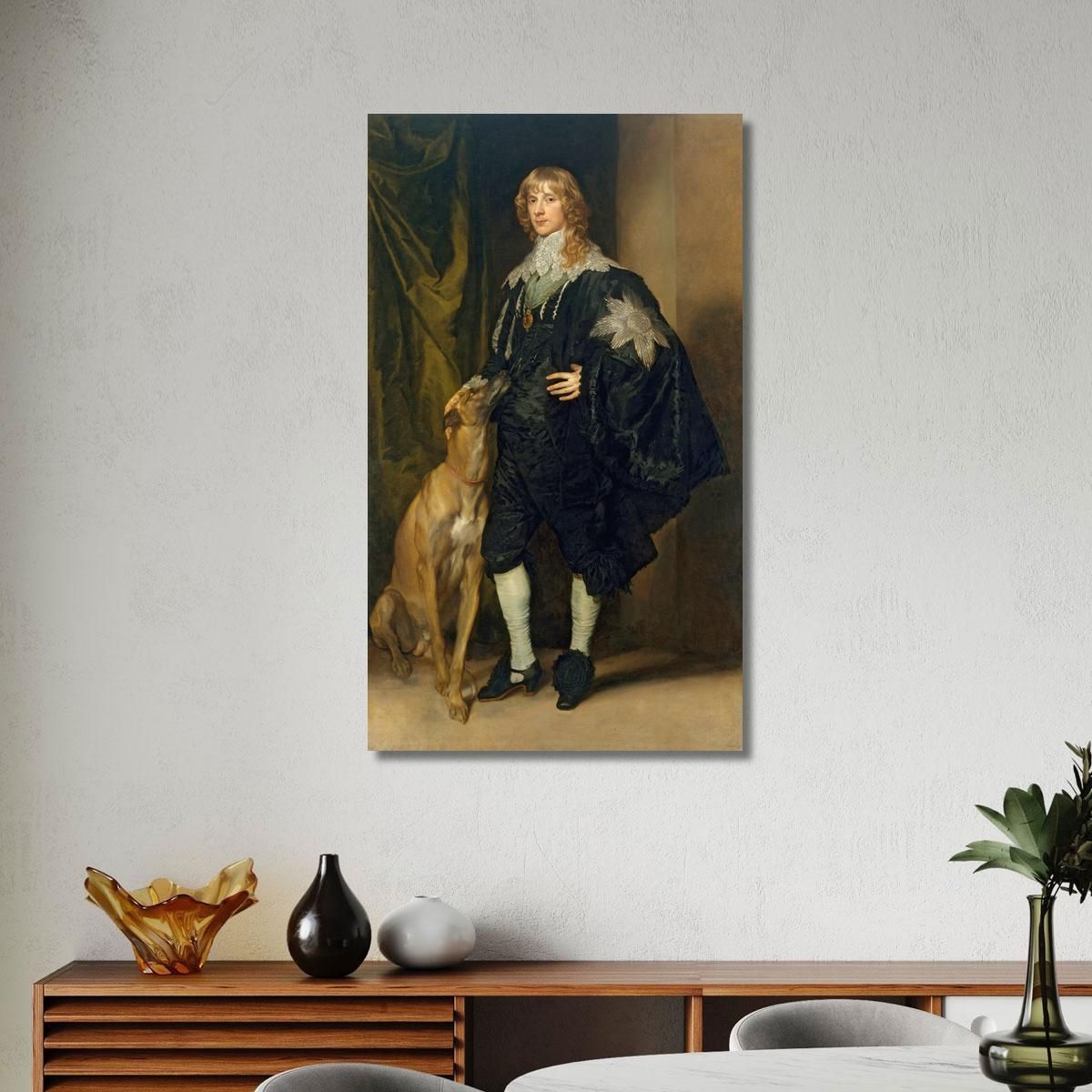 James Stuart Duke Of Richmond And Lennox Anthony van Dyck avd39 canvas print 