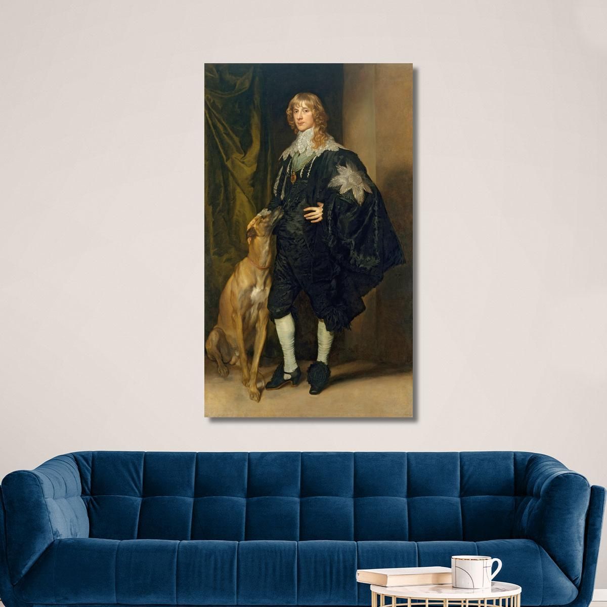 James Stuart Duke Of Richmond And Lennox Anthony van Dyck avd39 canvas print 
