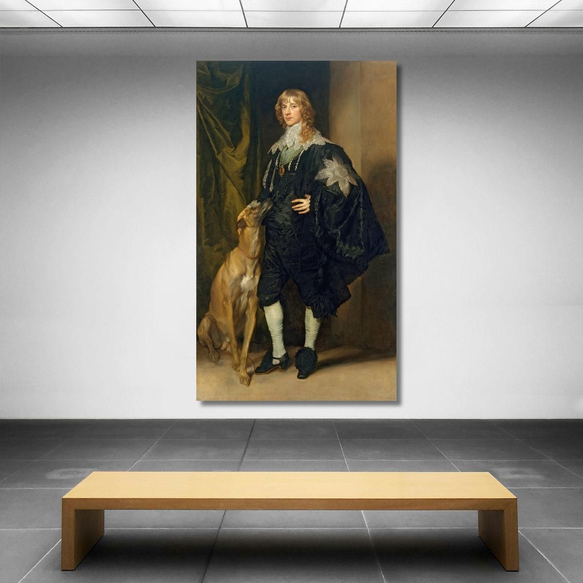 James Stuart Duke Of Richmond And Lennox Anthony van Dyck avd39 canvas print 