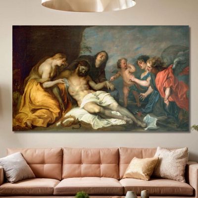 Lamentation Over The Dead Christ Anthony van Dyck avd46 canvas print 