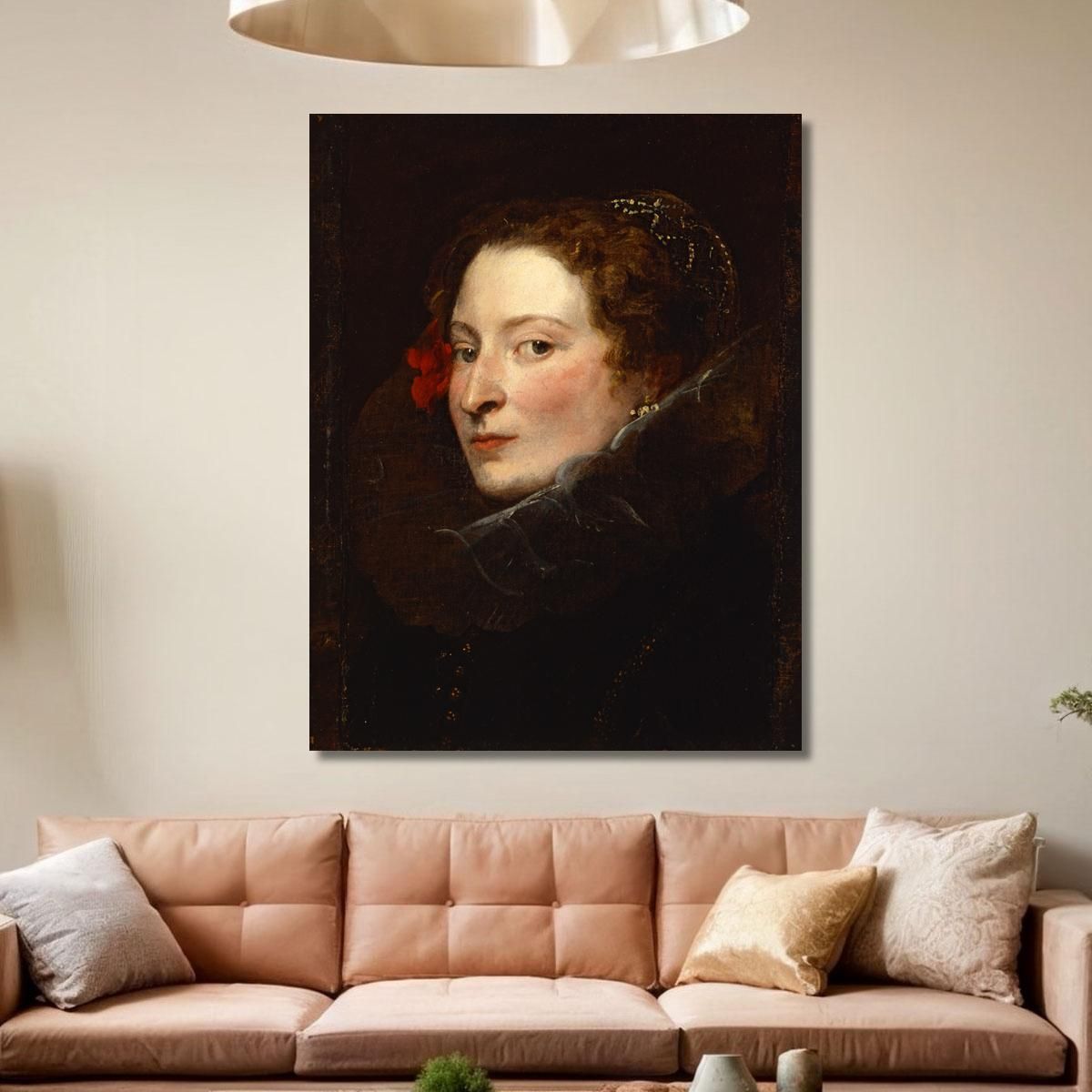 Marchesa Elena Grimaldi-Cattaneo 2 Anthony van Dyck avd51 canvas print 