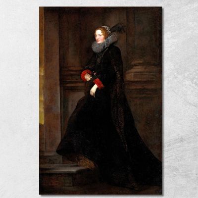 Marchesa Geronima Spinola Anthony van Dyck avd52 canvas print 