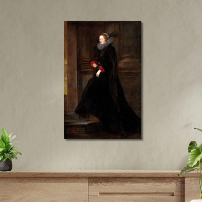 Marchesa Geronima Spinola Anthony van Dyck avd52 canvas print 