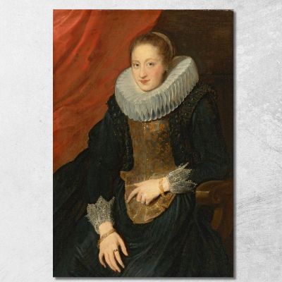 Portrait Of A Lady Anthony van Dyck avd66 canvas print 