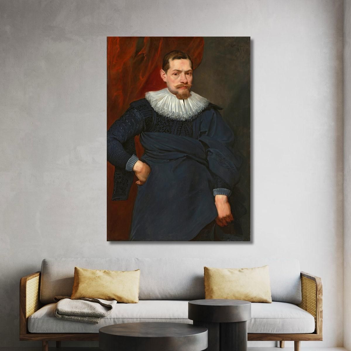 Portrait Of A Man 3 Anthony van Dyck avd68 canvas print 