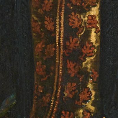 Portrait Of A Noblewoman With A Parrot Anthony van Dyck avd70 canvas print