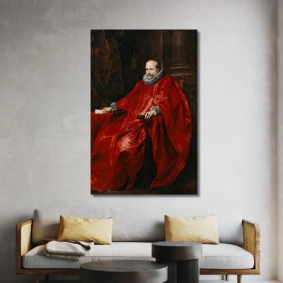 Portrait Of Agostino Pallavicini Anthony van Dyck avd72 canvas print 