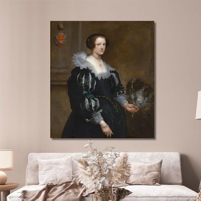 Portrait Of Anna Wake Anthony van Dyck avd73 canvas print 