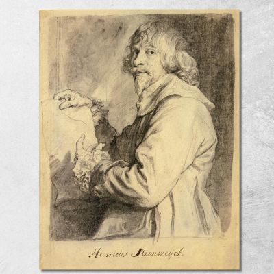 Portrait Of Hendrick Van Steenwyck The Younger Anthony van Dyck avd78 canvas print 