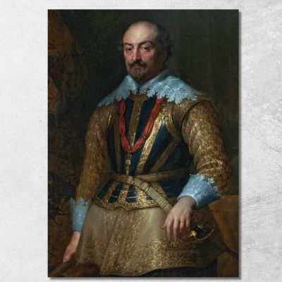 Portrait Of John Viii Count Of Nassau-Siegen Anthony van Dyck avd81 canvas print 