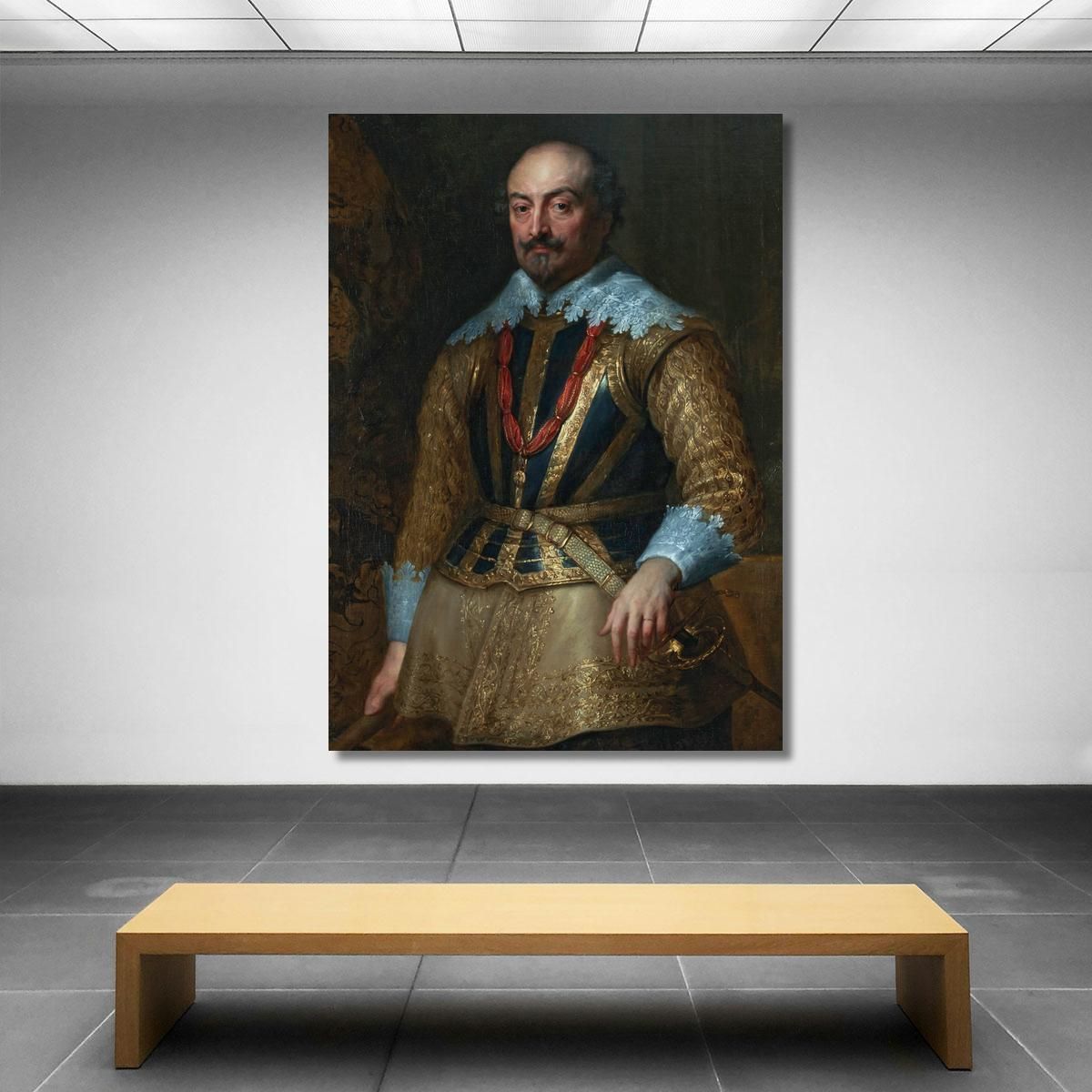 Portrait Of John Viii Count Of Nassau-Siegen Anthony van Dyck avd81 canvas print 