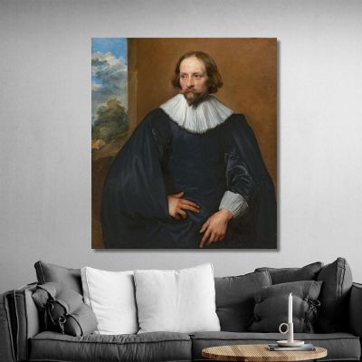 Portrait Of Quintijn Symons Anthony van Dyck avd85 canvas print 