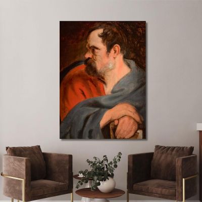 Saint Matthias Anthony van Dyck avd100 canvas print 