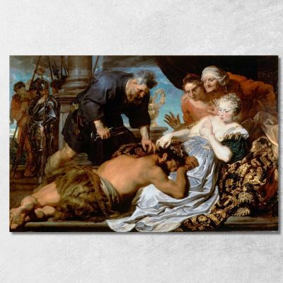 Samson And Delilah Anthony van Dyck avd102 canvas print 