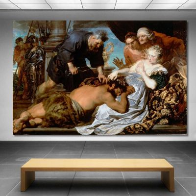 Samson And Delilah Anthony van Dyck avd102 canvas print 