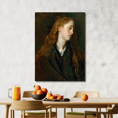 Study Head Of A Young Woman Anthony van Dyck avd105 canvas print 