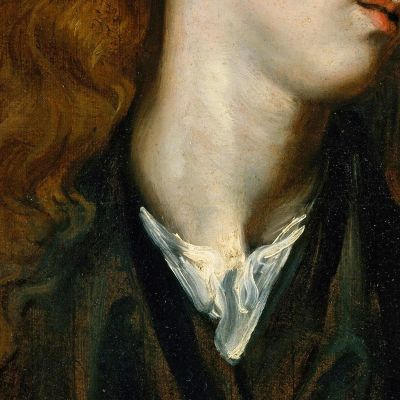 Study Head Of A Young Woman Anthony van Dyck avd105 canvas print