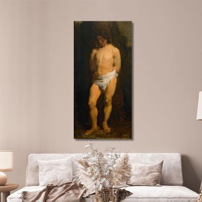 Study Of A Naked Youth Anthony van Dyck avd108 canvas print 