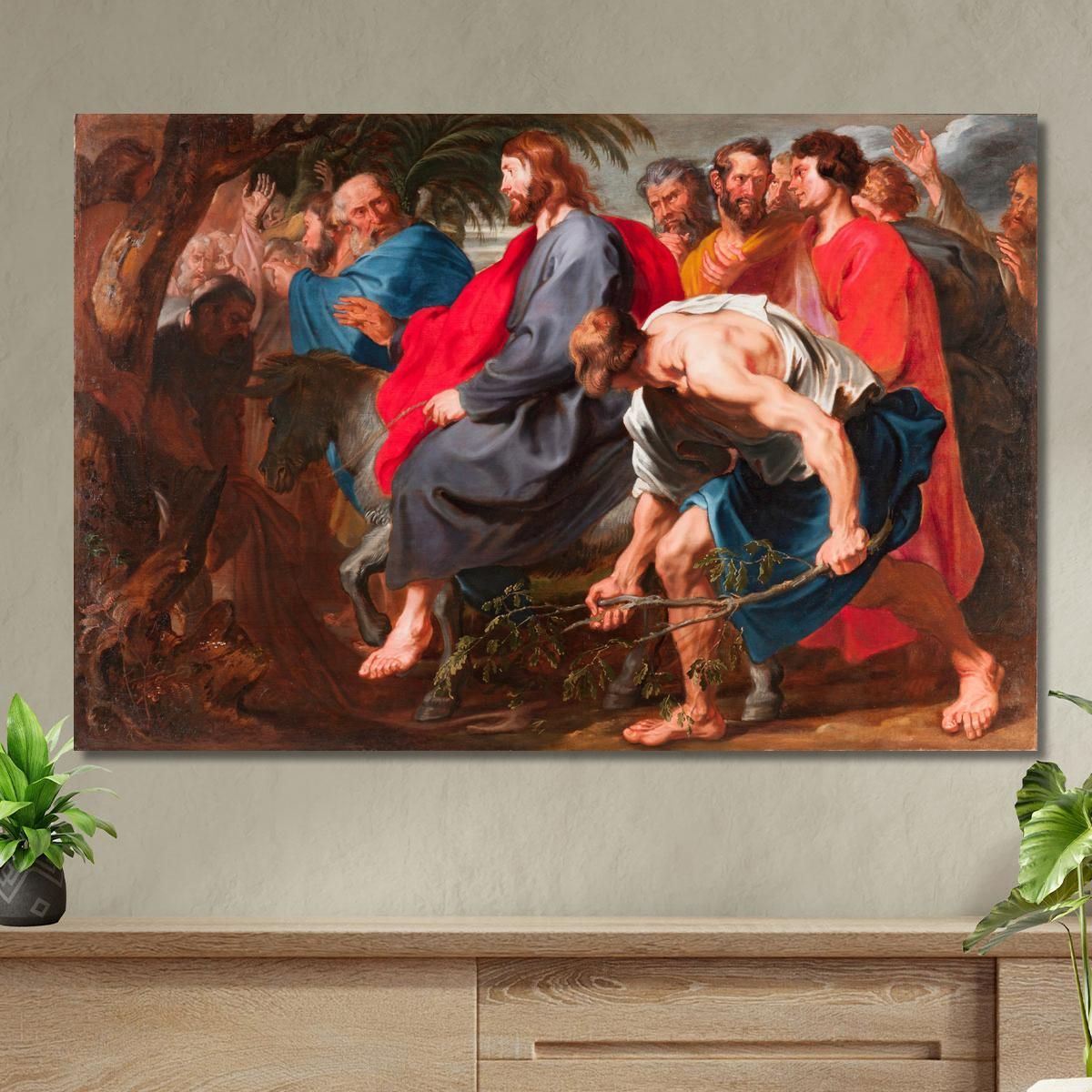 The Entry Of Christ Into Jerusalem Anthony van Dyck avd114 canvas print 