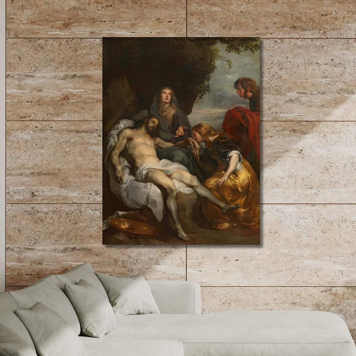 The Lamentation Over The Dead Christ 3 Anthony van Dyck avd117 canvas print 