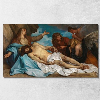 The Lamentation Over The Dead Christ Anthony van Dyck avd118 canvas print 