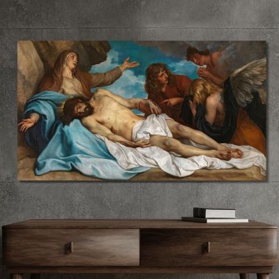 The Lamentation Over The Dead Christ Anthony van Dyck avd118 canvas print 
