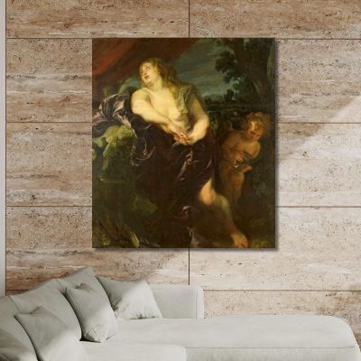 The Penitent Saint Magdalen Anthony van Dyck avd124 canvas print 