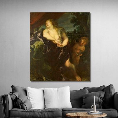 The Penitent Saint Magdalen Anthony van Dyck avd124 canvas print 