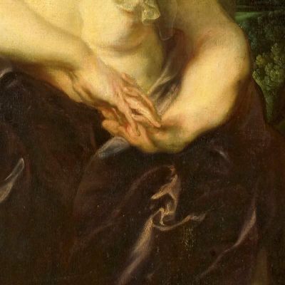 The Penitent Saint Magdalen Anthony van Dyck avd124 canvas print