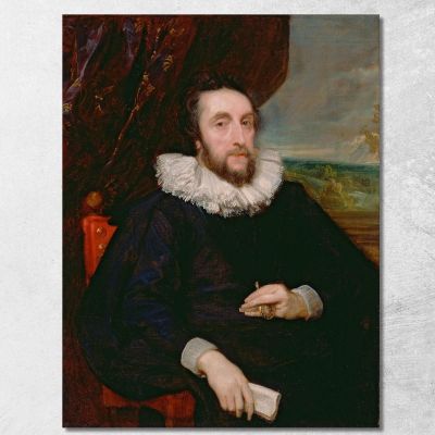 Thomas Howard Second Earl Of Arundel Anthony van Dyck avd131 canvas print 