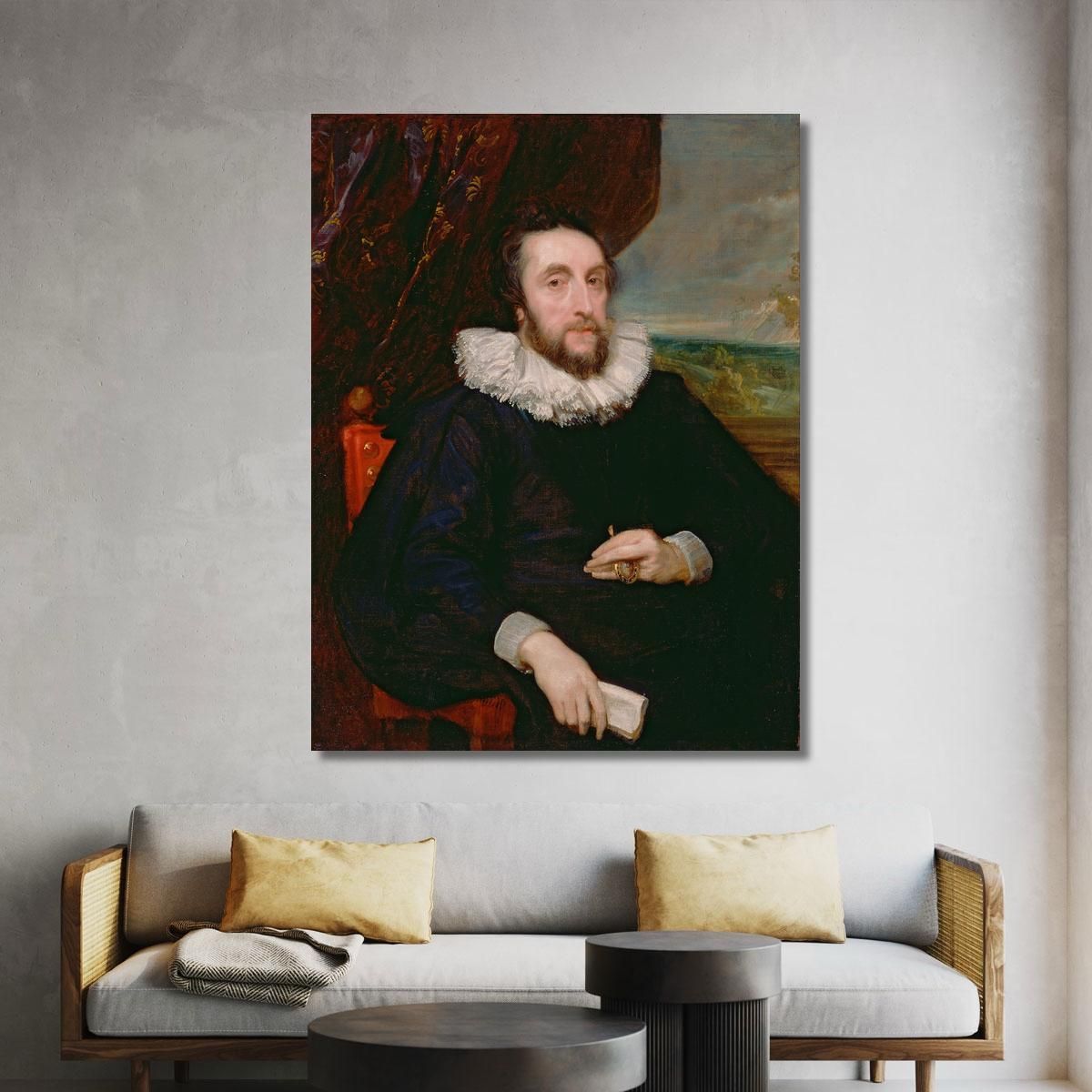 Thomas Howard Second Earl Of Arundel Anthony van Dyck avd131 canvas print 