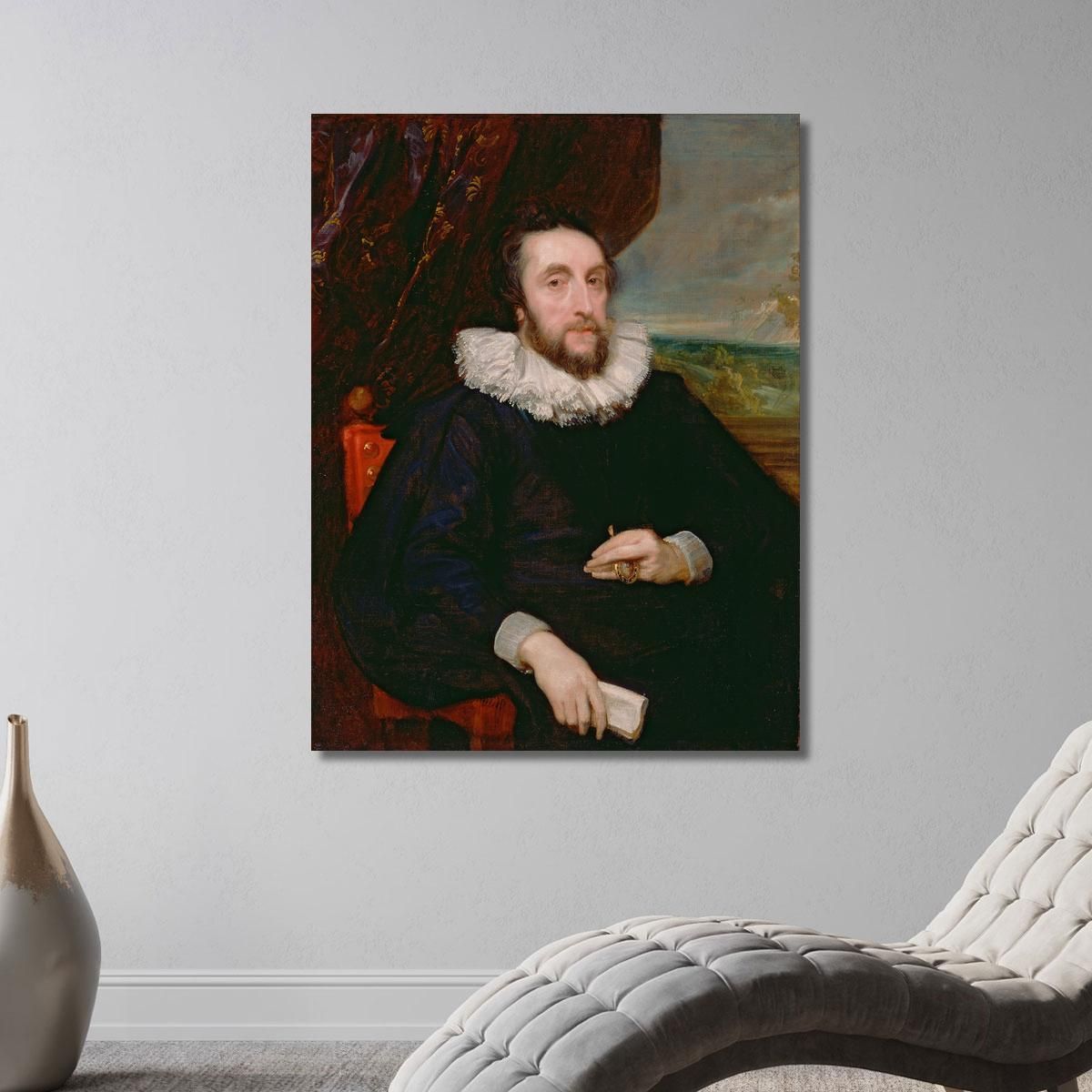 Thomas Howard Second Earl Of Arundel Anthony van Dyck avd131 canvas print 