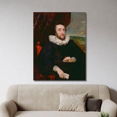 Thomas Howard Second Earl Of Arundel Anthony van Dyck avd131 canvas print 