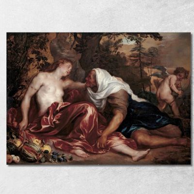 Vertumnus And Pomona Anthony van Dyck avd133 canvas print 