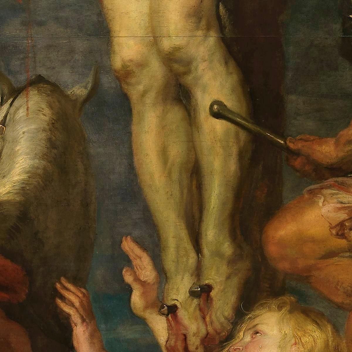 Christ On The Cross The Throw Of The Spear Anthony van Dyck avd139 canvas print