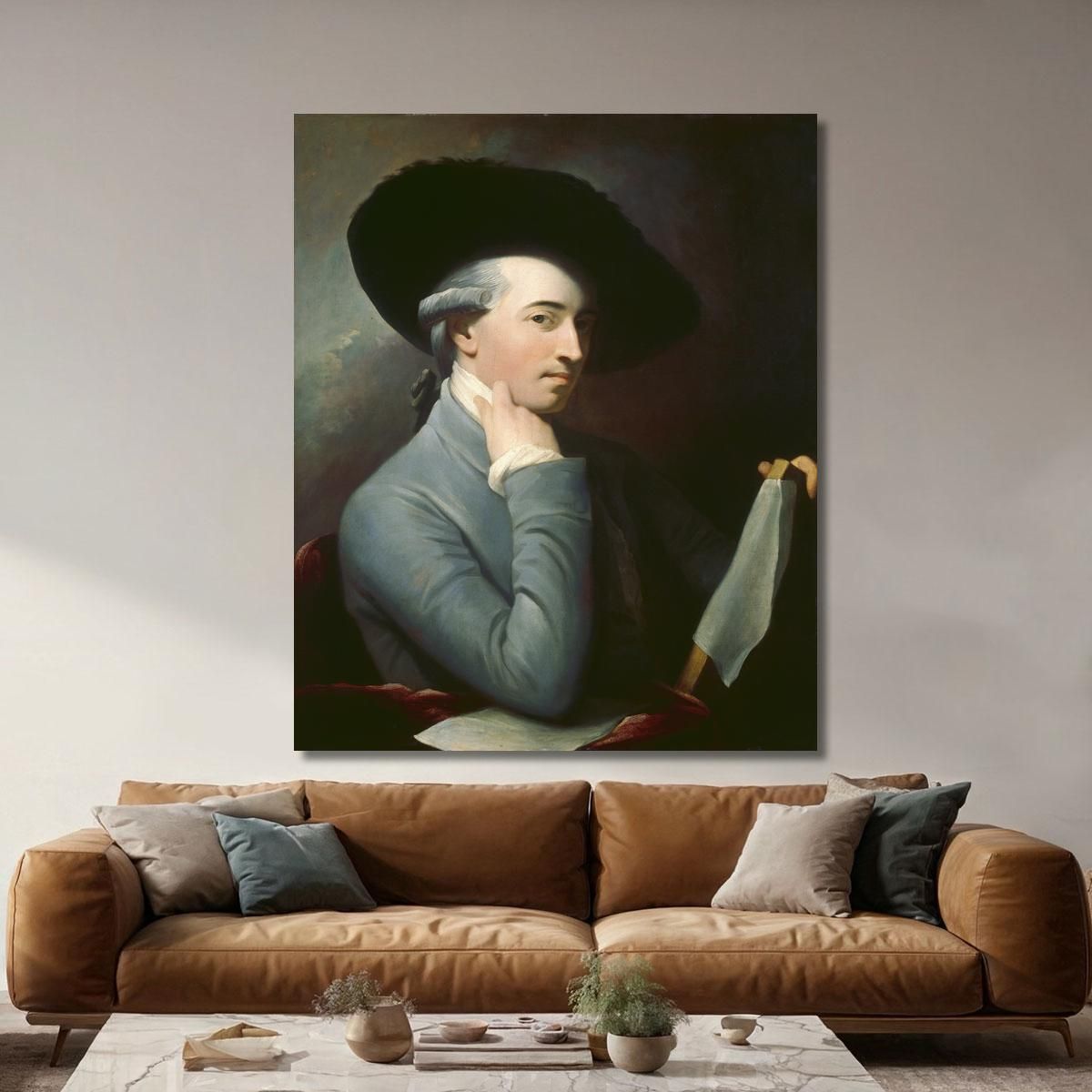 Benjamin West Portrait Benjamin West bwt6 canvas print 