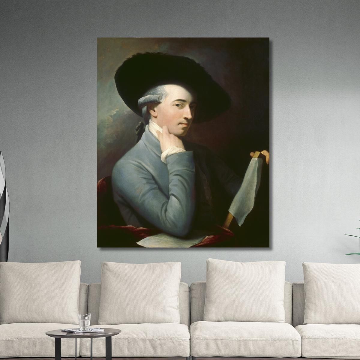 Benjamin West Portrait Benjamin West bwt6 canvas print 