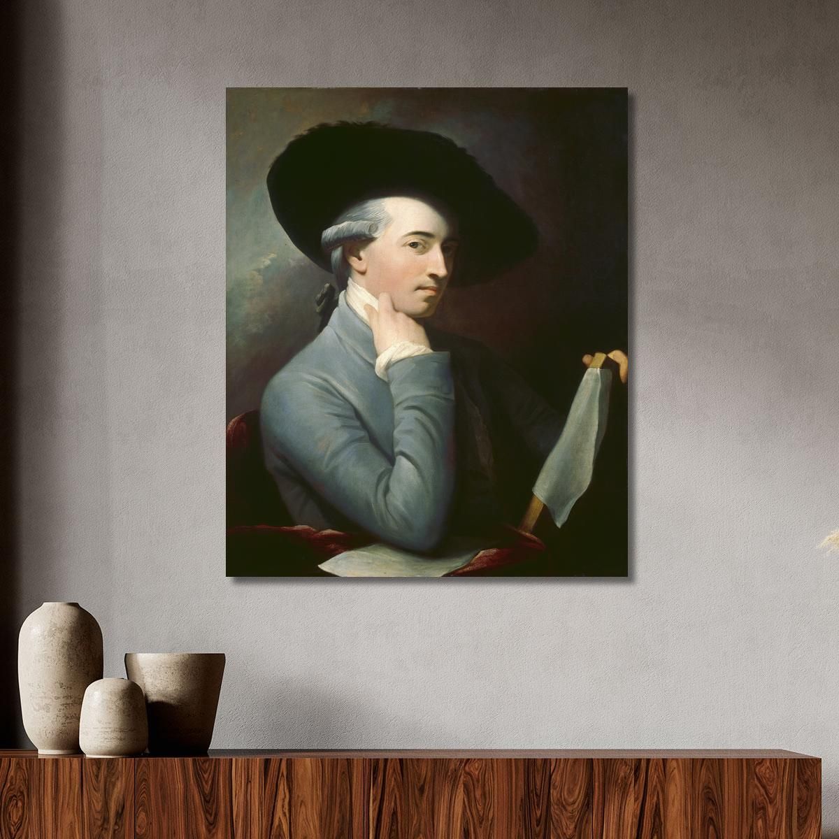 Benjamin West Portrait Benjamin West bwt6 canvas print 