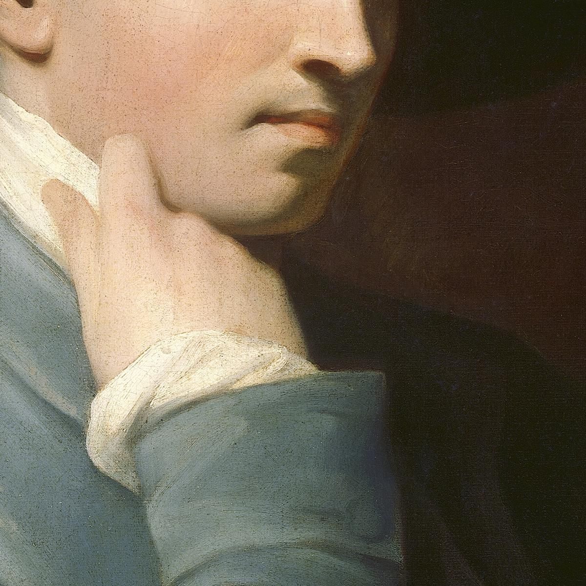 Benjamin West Portrait Benjamin West bwt6 canvas print