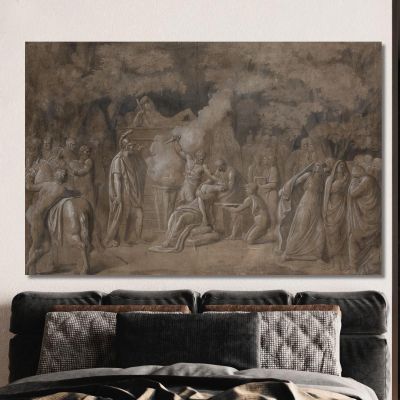 Death Of Iphigenia Benjamin West bwt14 canvas print 
