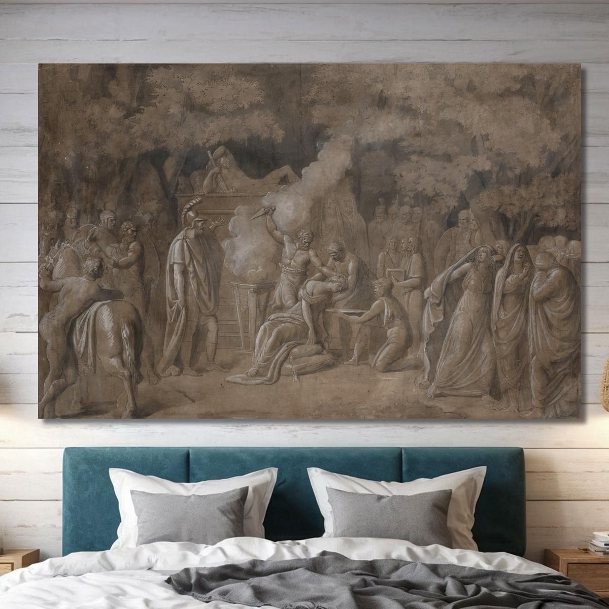 Death Of Iphigenia Benjamin West bwt14 canvas print 