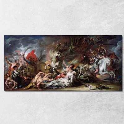 Death On The Pale Horse Benjamin West bwt15 canvas print 