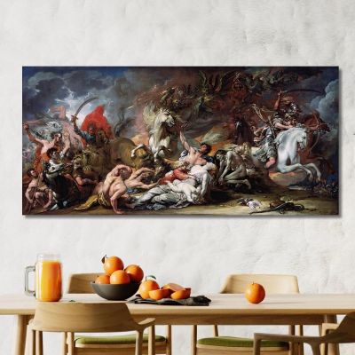 Death On The Pale Horse Benjamin West bwt15 canvas print 