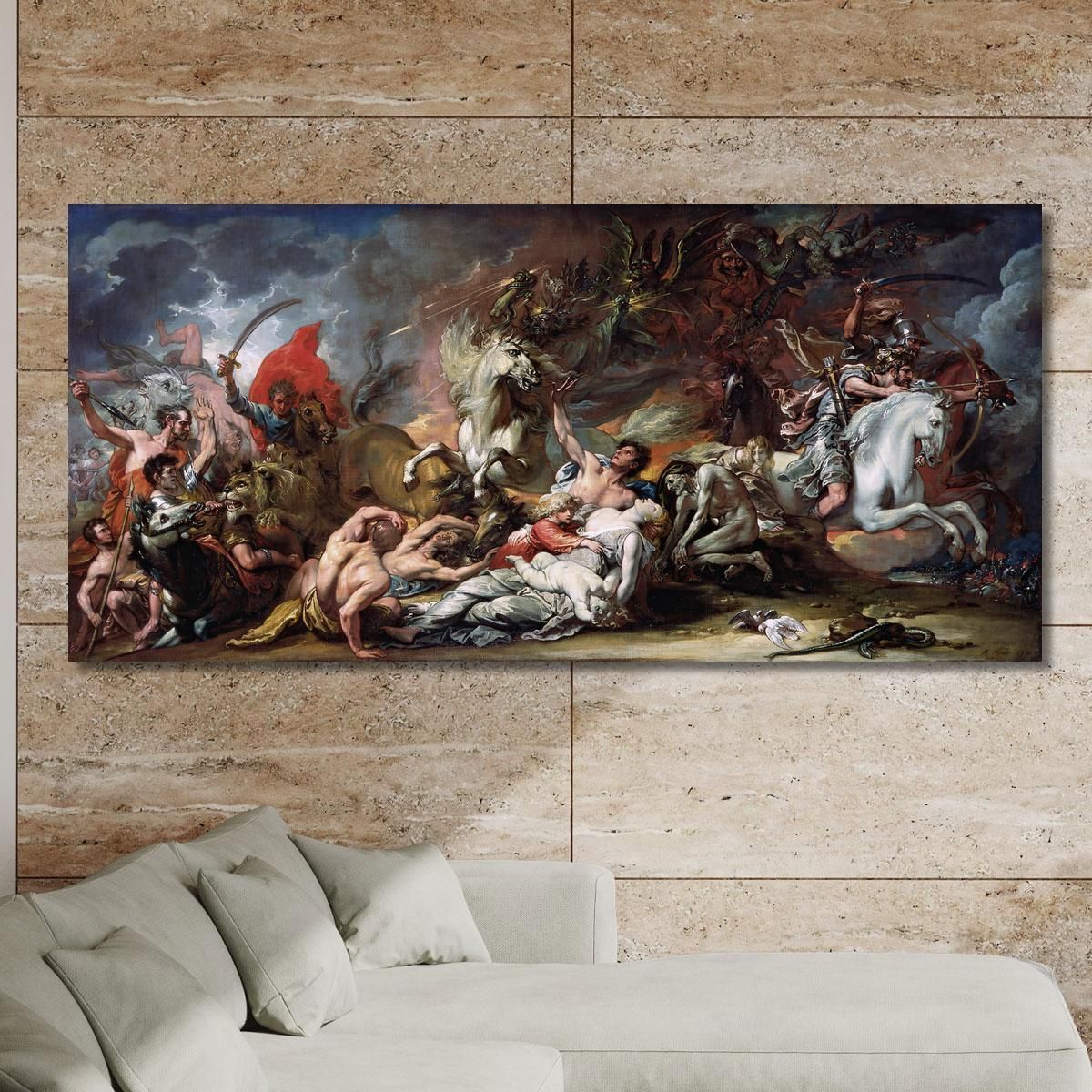 Death On The Pale Horse Benjamin West bwt15 canvas print 