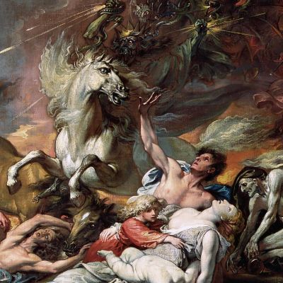 Death On The Pale Horse Benjamin West bwt15 canvas print