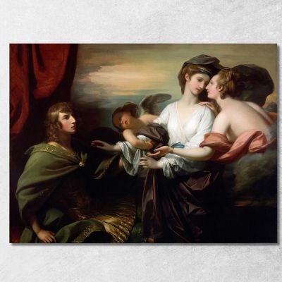 Helen Brought To Paris Benjamin West bwt27 canvas print 